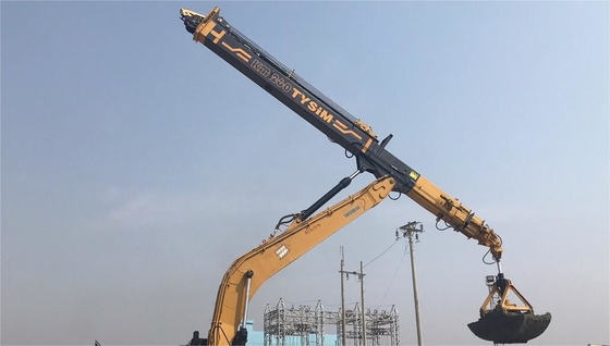 Bagian Lampiran Excavator Peralatan Konstruksi Lengan Teleskopik Alat Pengeboran 22490mm