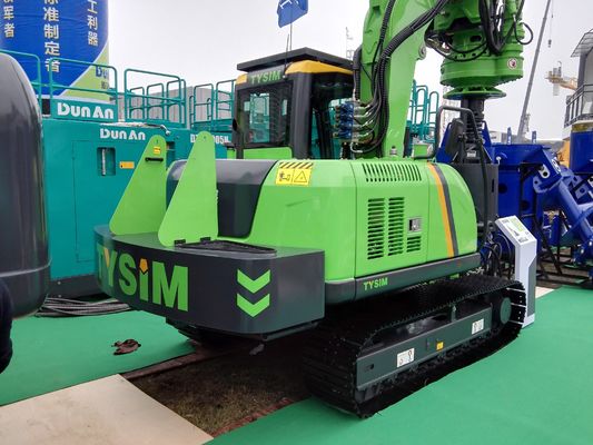 Mesin Piling Rig yang digunakan dengan sistem hidraulik loop tertutup, panjang tumpukan maksimum hingga 30 meter dan mesin ISUZU AA-6HK1XQP untuk pekerjaan fondasi