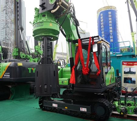 Kualitas  CE Small Rotary Piling Rig For 10m Depth 1000mm Diameter Drilling TYSIM KR40A pabrik