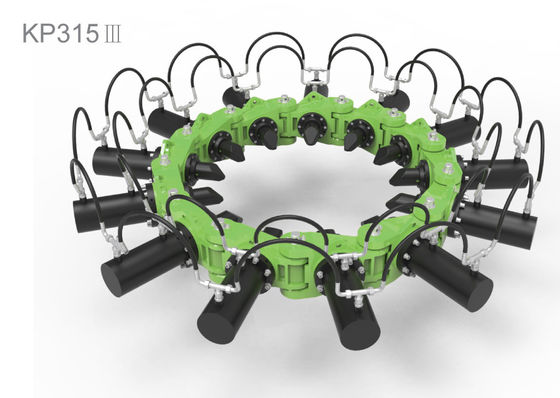 Kualitas  Crush Round Concrete Pile Head Hydraulic Pile Breaker For Excavator , Pile Diameter 300~1050mm TYSIM KP315A pabrik