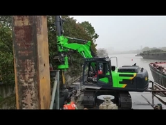 Rig Pengeboran Putar Kecil Mesin Sumur Air Portabel Tysim Kr50 Dengan Ekskavator 7 - 20t