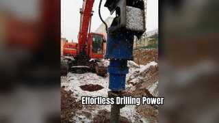 Pengeboran Serpih Tanah Liat Hidraulik Tysim 500mm