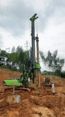 Excavator Air Well Drill Foundation Boring Rock Auger KR150A 1300mm Hydraulic Piling Rig