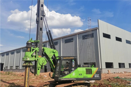 Excavator Air Well Drill Foundation Boring Rock Auger KR150A 1300mm Hydraulic Piling Rig