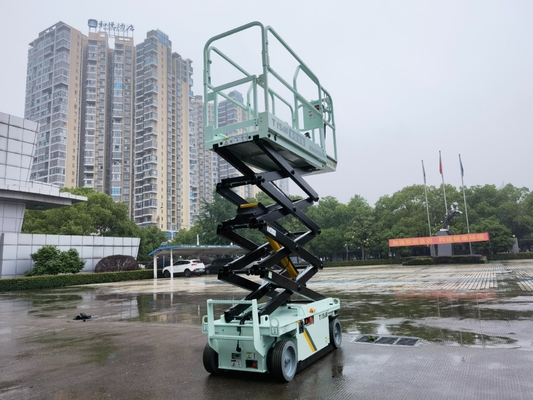 TS6 Bekerja Hidrolik Mobile Scissor Lift 7.8m Lokakarya Motor Listrik Stasioner