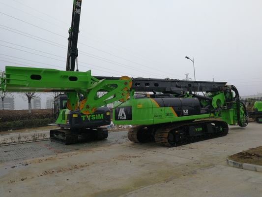 220kN.M Mesin Pengeboran Rotary KR220C 66t Lubuk Pengeboran 64 / 51m 35 Mpa Rotary Piling Rig