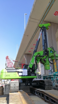 Diameter 2500mm Rig Pengeboran Putar 80M Mesin Bor Hidrolik Piling Tunnel KR285C