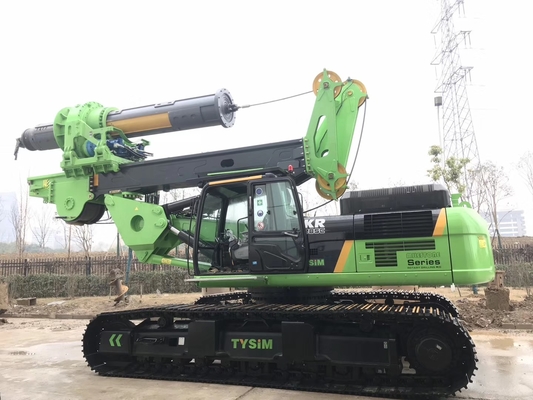 Diameter 2500mm Rig Pengeboran Putar 80M Mesin Bor Hidrolik Piling Tunnel KR285C