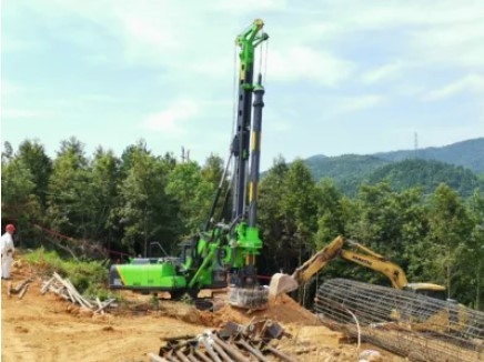 Kr300es Pile Drilling Machine Lubang Bumi Portable Borehole 2000mm