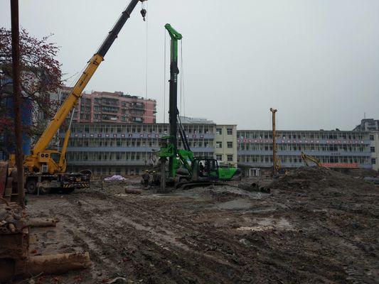 Mesin Piling Rig dengan Tekanan Pilot 3.9MPa Kapasitas 94.3ton dan Torsi Maks 150 KN.m untuk Pengeboran Fondasi