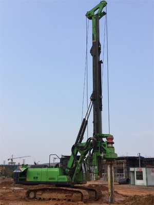 Pekerjaan Piling Dijamin KR150C Perangkat Piling Hidraulik yang Kuat dengan Mesin Cummins QSM11 dan ukuran Excavator 21 t atau lebih