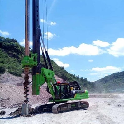 kedalaman pengeboran 83m mesin rotary pile diameter 2500Mm torsi 360 KN.M KR360c rotary piles rig
