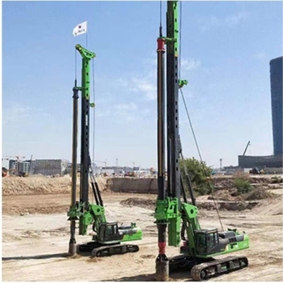 kedalaman pengeboran 83m mesin rotary pile diameter 2500Mm torsi 360 KN.M KR360c rotary piles rig