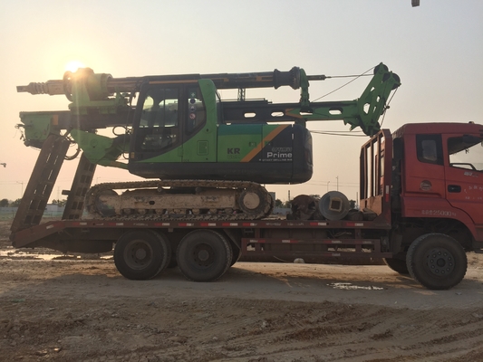 Cummins F3.8 Rotary Piling Rig 2200rpm 100kN Crowd Cylinder Mendorong Kekuatan Rotary Piling Rig