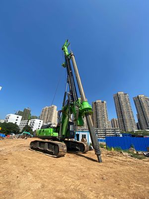 Kedalaman Pengeboran 31m Pile Foundation Mesin Pengeboran Rotary Piling Rig Diameter 2000 Mm Low Head Room