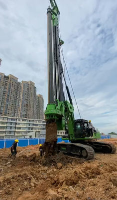 Kedalaman Pengeboran 31m Pile Foundation Mesin Pengeboran Rotary Piling Rig Diameter 2000 Mm Low Head Room