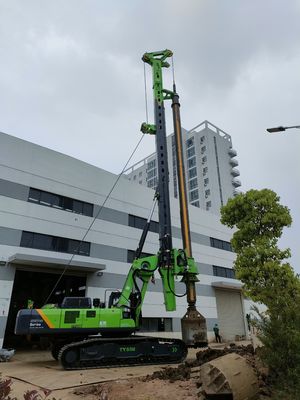 Kedalaman Pengeboran 31m Pile Foundation Mesin Pengeboran Rotary Piling Rig Diameter 2000 Mm Low Head Room