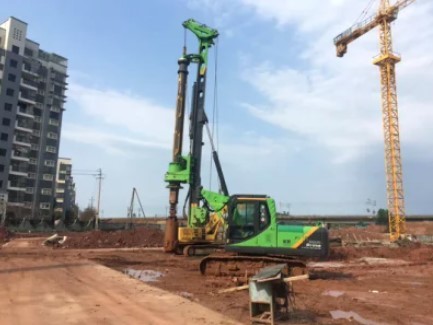 Piling Rig Indonesoa Tysim KR60A Rig Pengeboran Mesin Piling Hidraulik Kecil Dengan ...