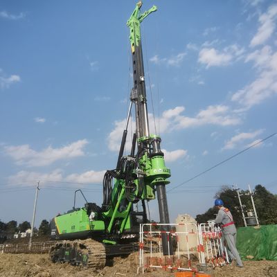 Mesin Rig Piling Ketinggian Rendah dengan Jarak Bebas 5,6 m Torsi 125 kN.m dan Mesin EU Stage V untuk Pengeboran Pondasi Perkotaan