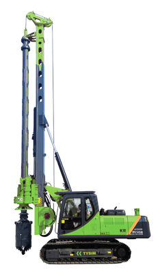 Electric Rotary Piling Rig dengan 90 kN.m Torsi 45 m Kedalaman nol Emisi untuk Pembangunan Yayasan Perkotaan
