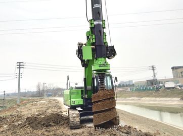 Penyewaan Mesin Hydraulic Piling Rig KR50 dengan attachment drilling excavator max depth 24m