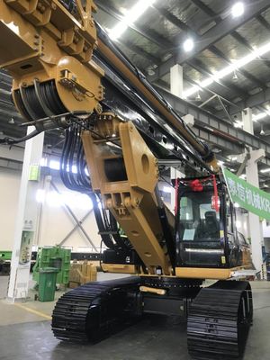 Rig Piling Hidraulik dengan 28 T Berat Total 20 M Ketinggian Angkat dan 6 ~ 27 Rpm Kecepatan Rotasi untuk Proyek Konstruksi